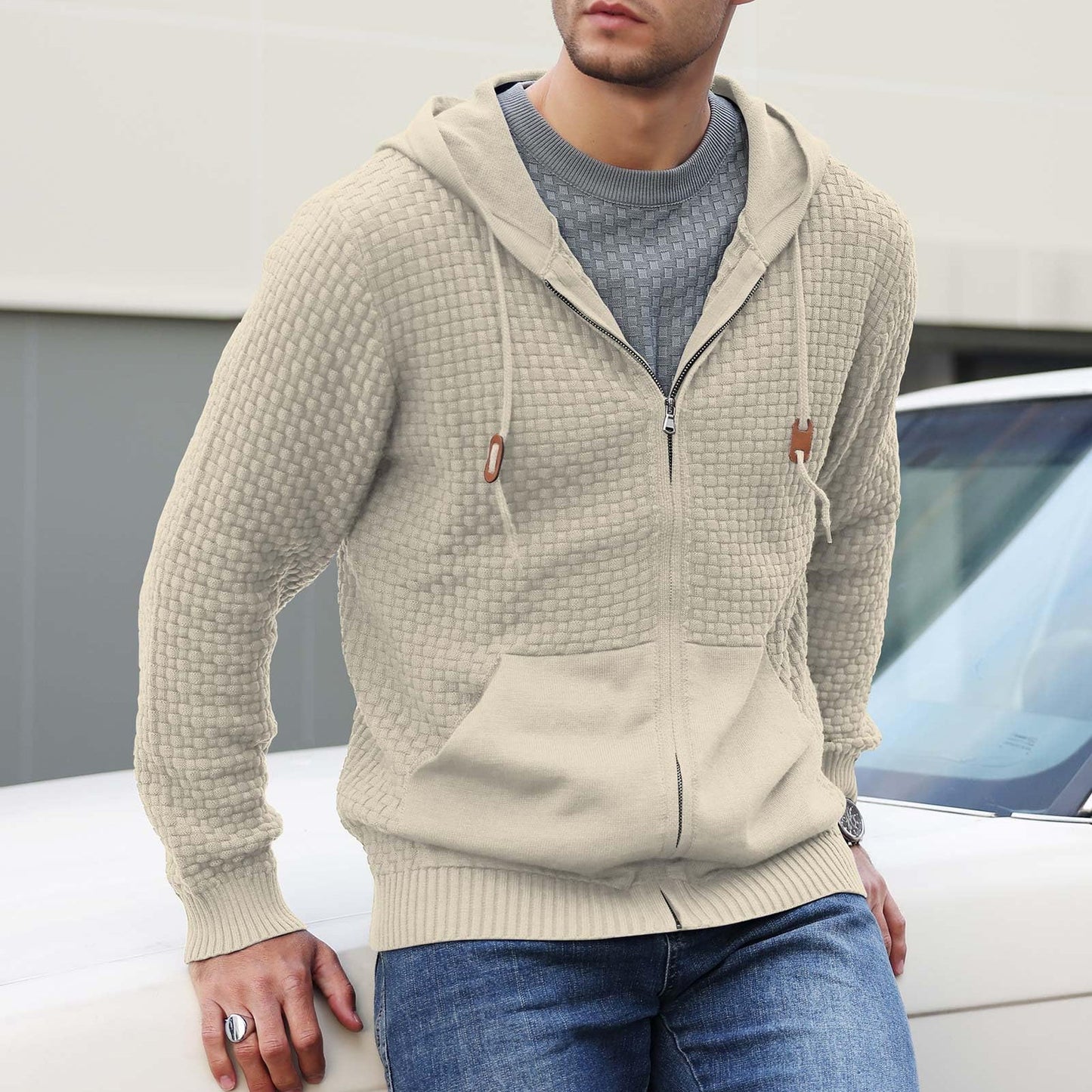 Wilder | Men’s Zip-Up Hooded Jacket