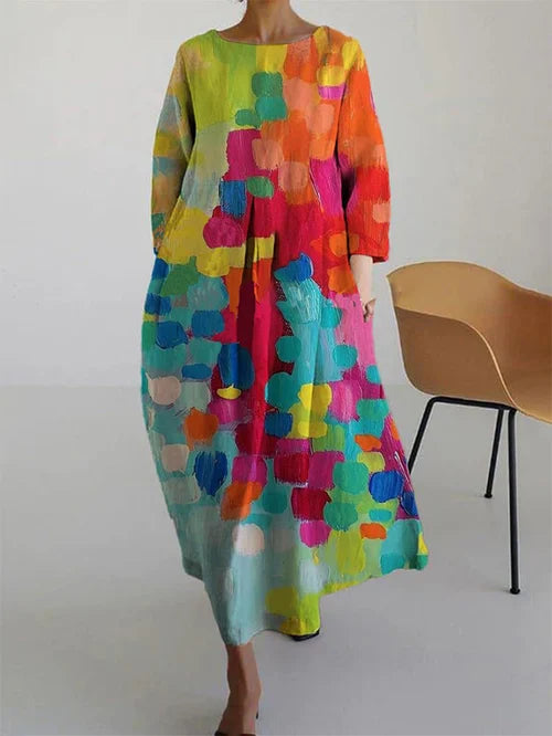 Zaria | Women’s Summer Floral Maxi Dress with Loose Flowy Fit