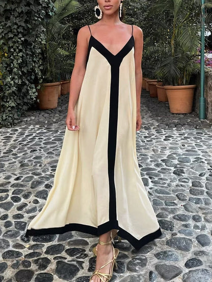 Sheila | Women’s V Neck Maxi Dress