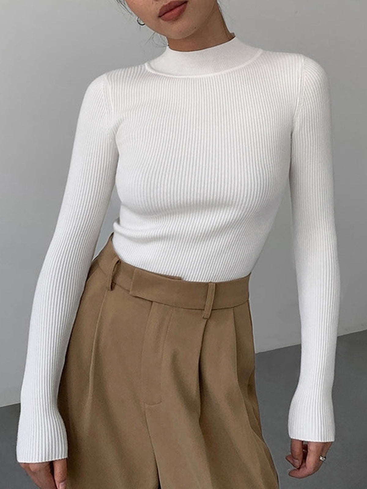 Tessa | Women’s Ribbed Long-Sleeve Sweater