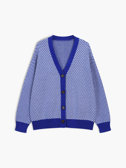 Roselyn | Women’s Chevron Knit Cardigan