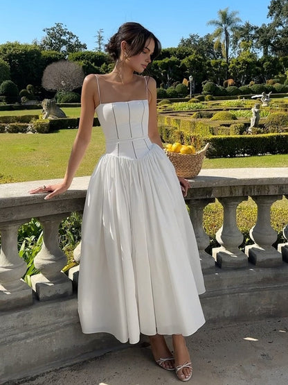 Marianne | Women’s Wedding Corset Midi Dress