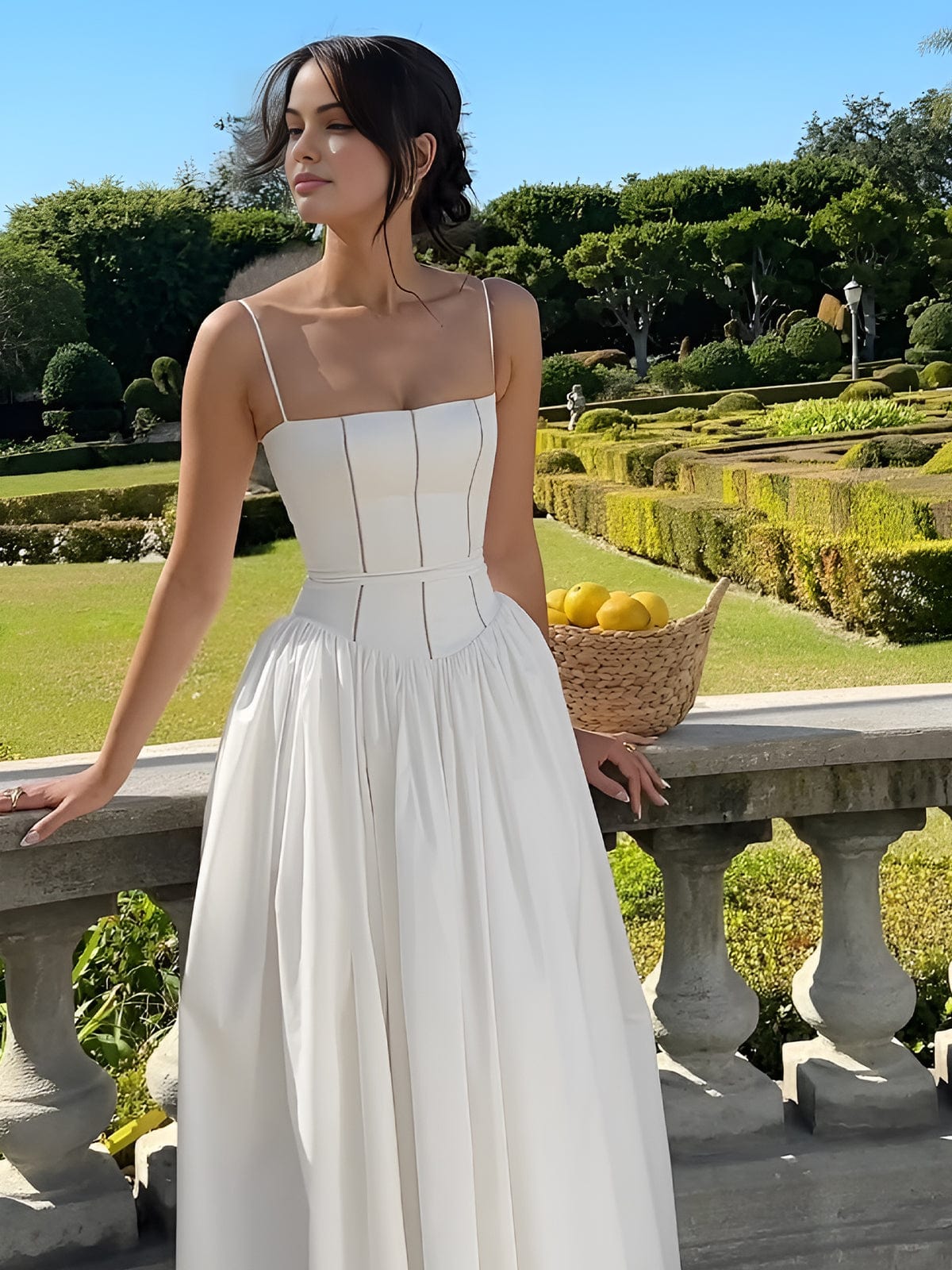 Marianne | Women’s Wedding Corset Midi Dress