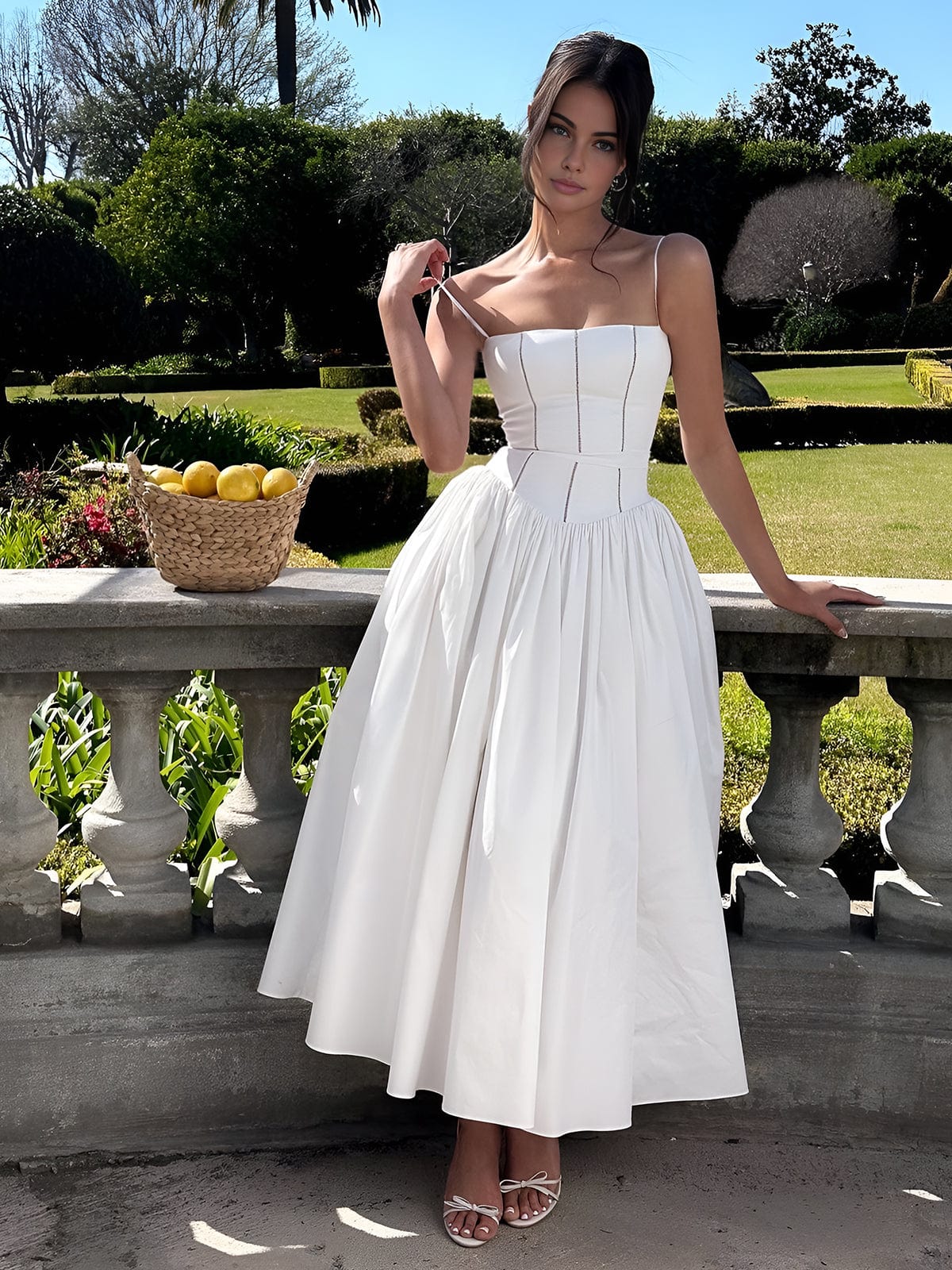 Marianne | Women’s Wedding Corset Midi Dress