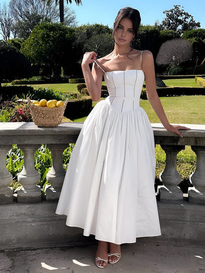 Marianne | Women’s Wedding Corset Midi Dress
