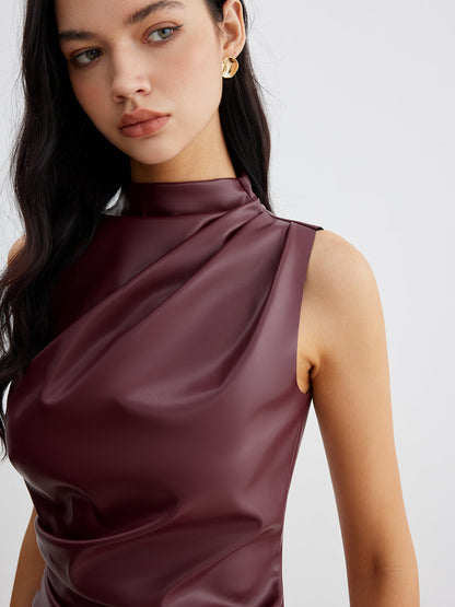 Viela | Women’s Summer Sleeveless Chic High Neck Top