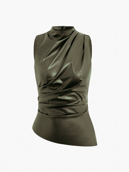 Viela | Women’s Summer Sleeveless Chic High Neck Top