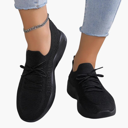 Janelle | Women’s Mesh Lace-Up Sneakers with Flexible Sole