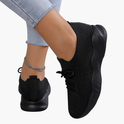 Janelle | Women’s Mesh Lace-Up Sneakers with Flexible Sole