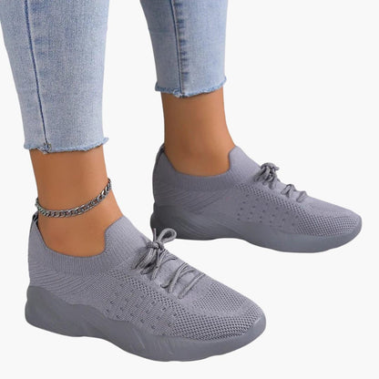 Janelle | Women’s Mesh Lace-Up Sneakers with Flexible Sole