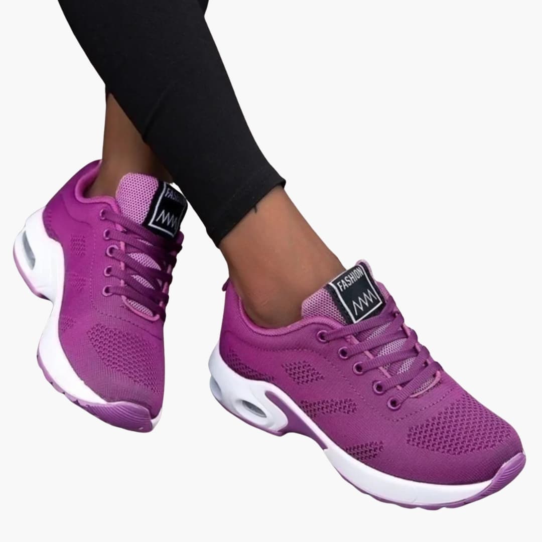 Kendra | Women’s Lace-Up Sneakers with Rounded Toe