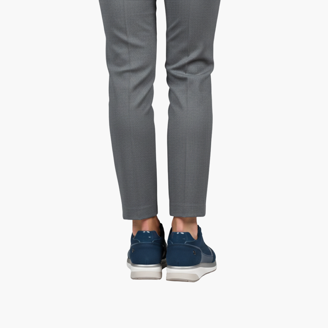 Bailey | Women’s Lace-Up Sneakers with Side Zipper Closure