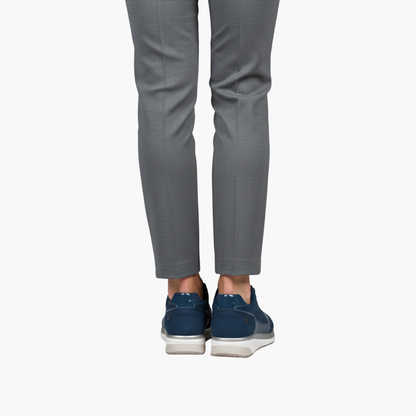 Bailey | Women’s Lace-Up Sneakers with Side Zipper Closure