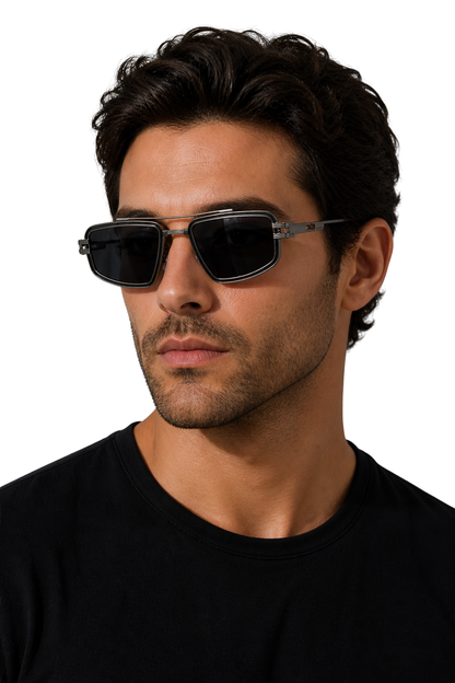 Cassiel | Men’s Retro Square Sunglasses