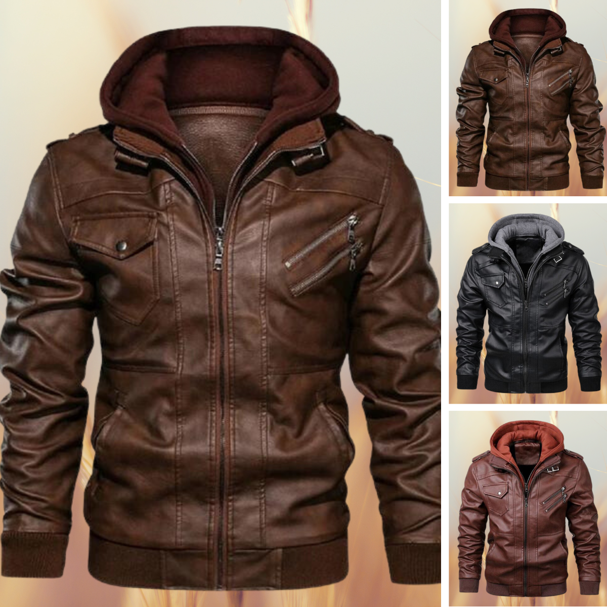 Ryker | Men’s Hooded Zip Front Jacket