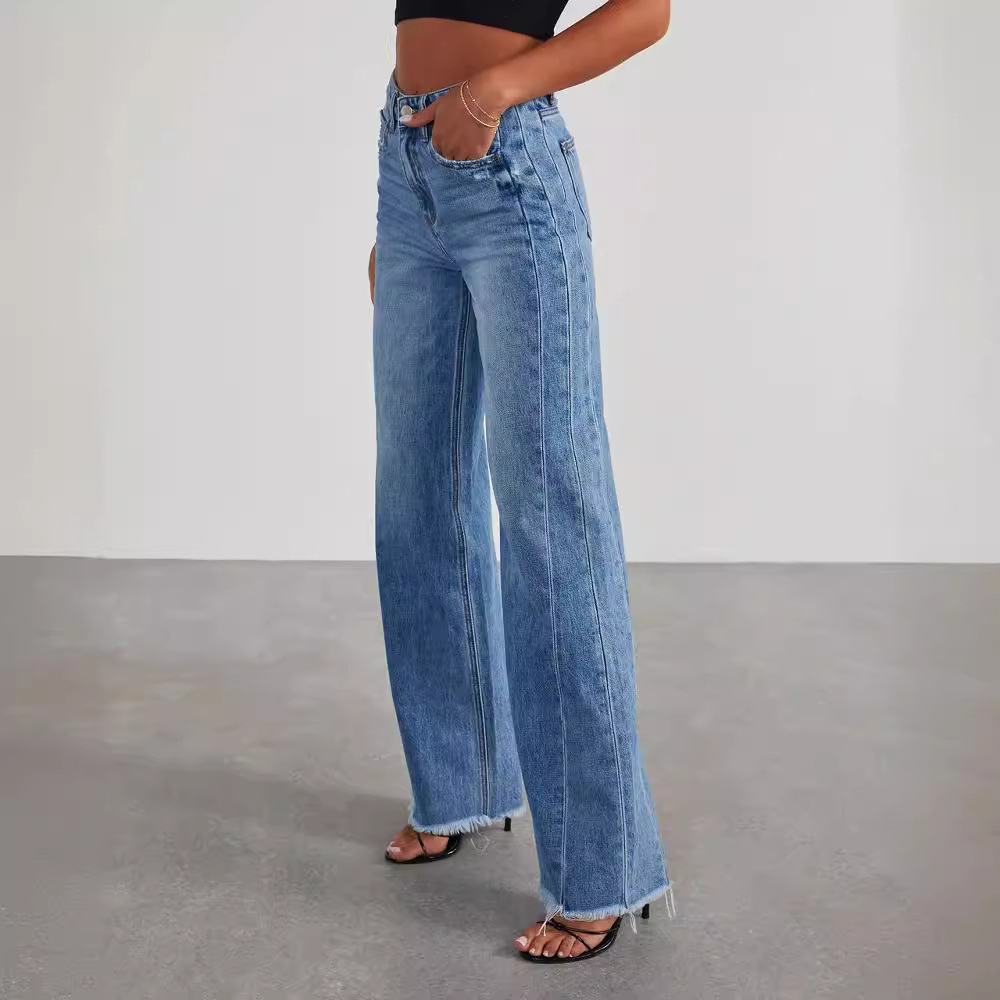 Savannah | Women’s Casual High-Waist Wide-Leg Jeans