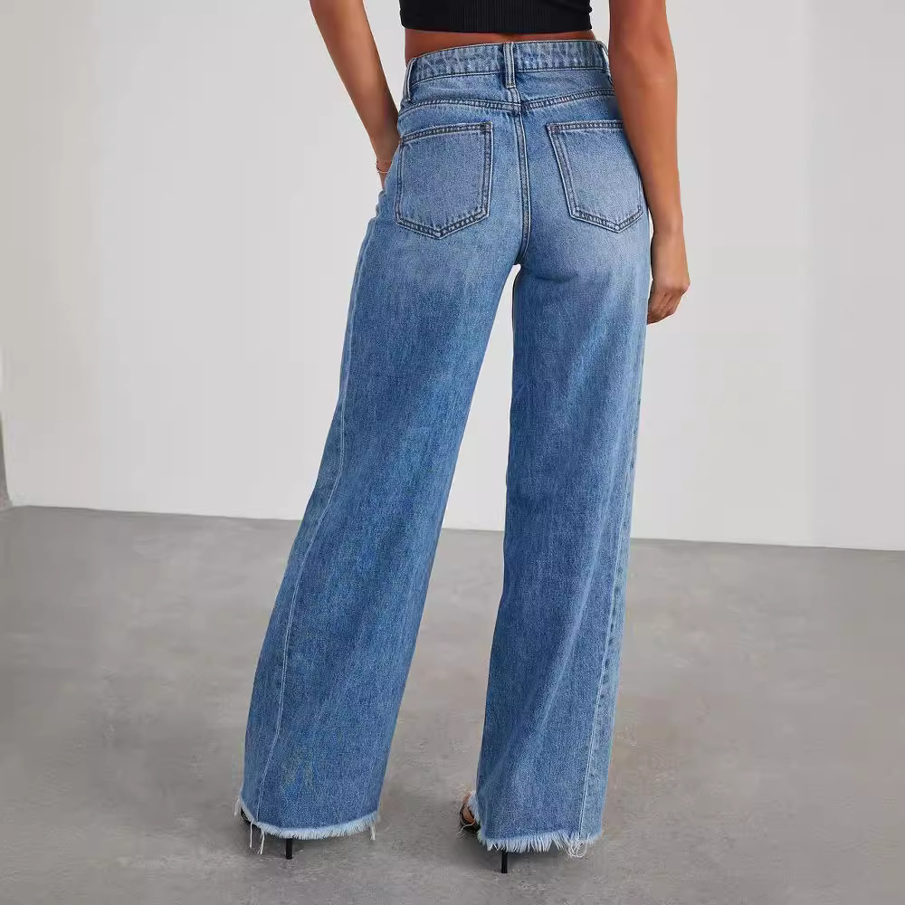 Savannah | Women’s Casual High-Waist Wide-Leg Jeans