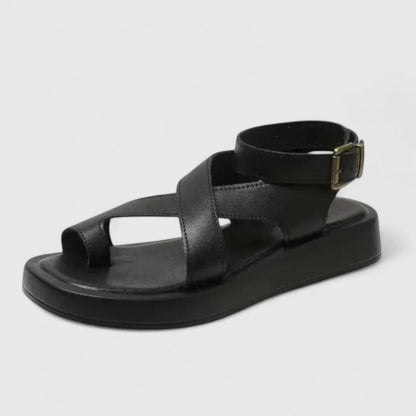 Brinley | Women’s Orthopedic Cross Strap Platform Sandals