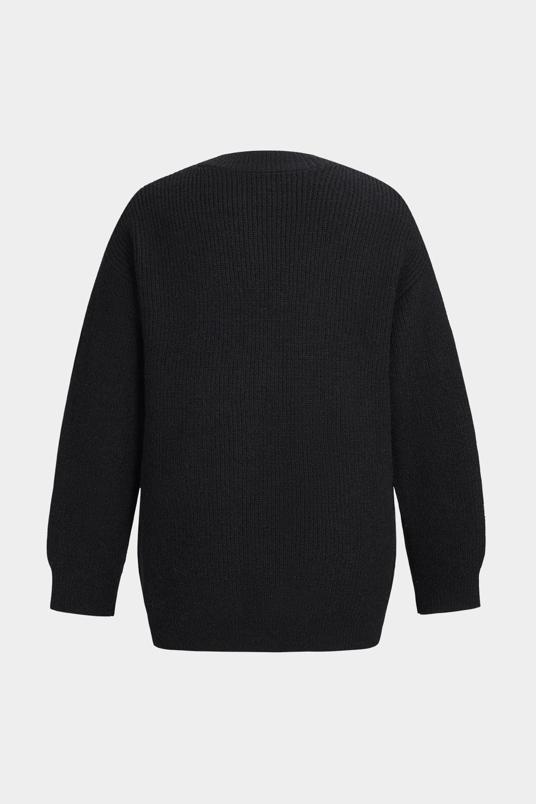 Marielle | Women’s Knit Patch Cardigan