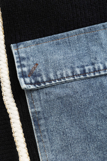 Marielle | Women’s Knit Patch Cardigan