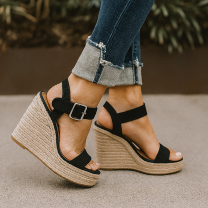Zyra | Women’s Open-Toe Spring Wedge Heel Sandals