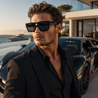 Rome | Men's Square Shield Sunglasses