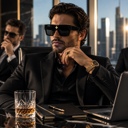 Rome | Men's Square Shield Sunglasses