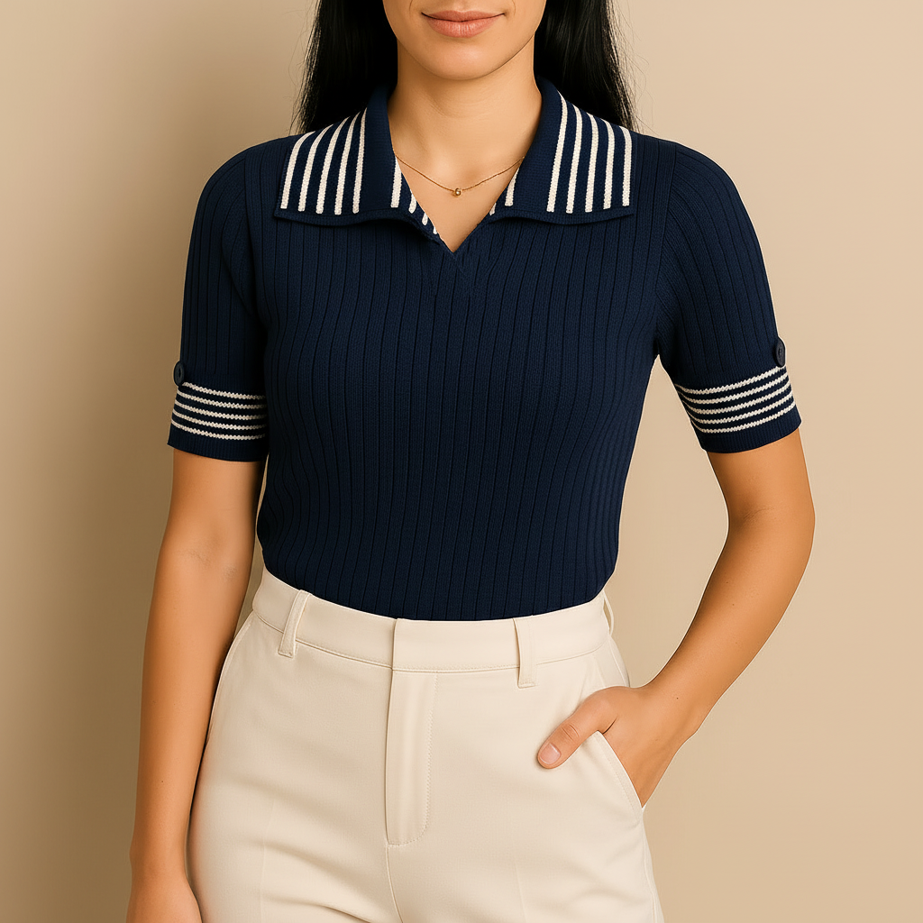 Sylvie | Women’s Elegant Saint-Marie Polo Tee