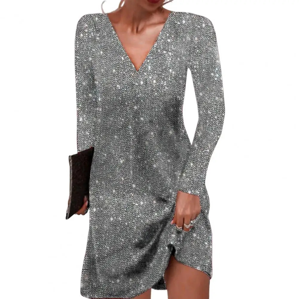 Brynlee | Women’s Elegant V-Neck Wrap Dress