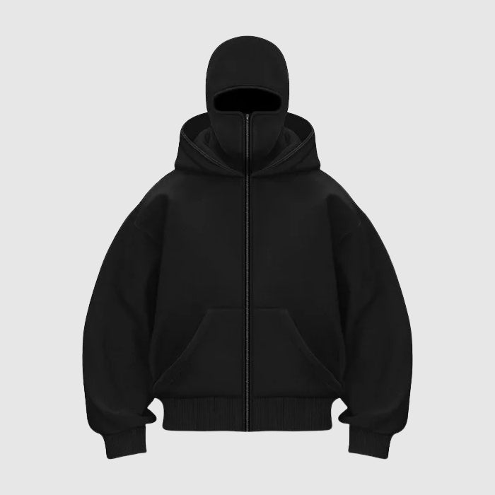Lucian | Men’s Balaclava Zip-Up Hoodie