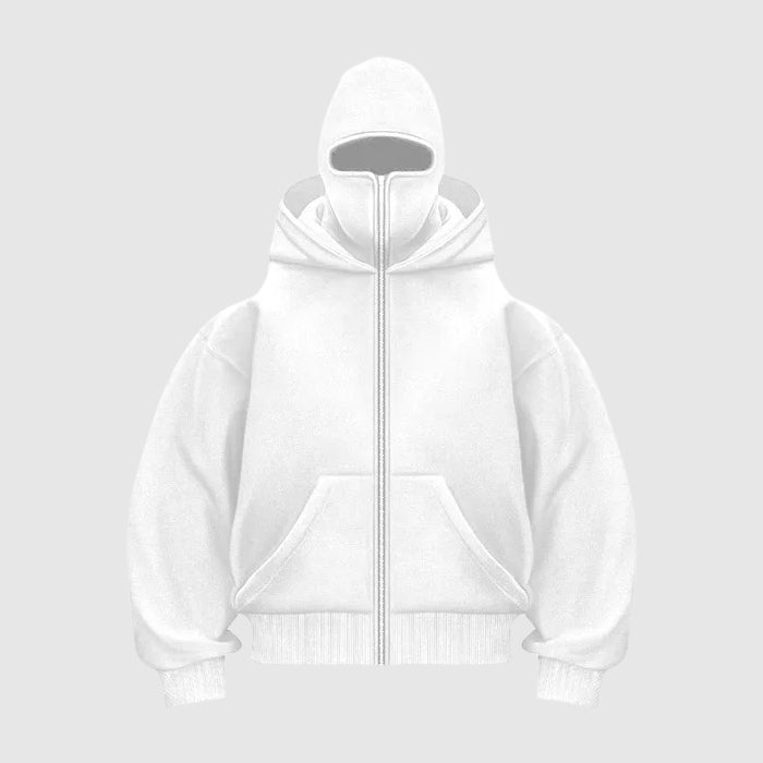 Lucian | Men’s Balaclava Zip-Up Hoodie