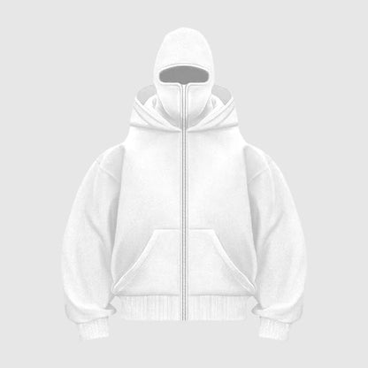 Lucian | Men’s Balaclava Zip-Up Hoodie