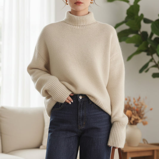 Elysia | Women’s Turtleneck Knit Sweater