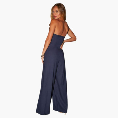 Blaire | Women’s Strapless Wide-Leg Jumpsuit