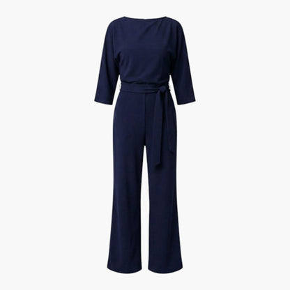 Cassandra | Women’s Waist-Tie Wide-Leg Jumpsuit