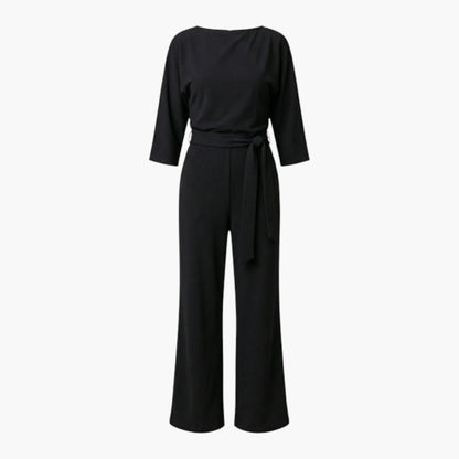 Cassandra | Women’s Waist-Tie Wide-Leg Jumpsuit