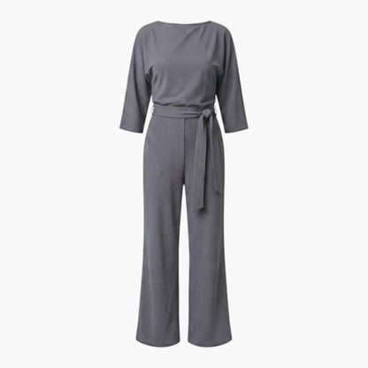 Cassandra | Women’s Waist-Tie Wide-Leg Jumpsuit