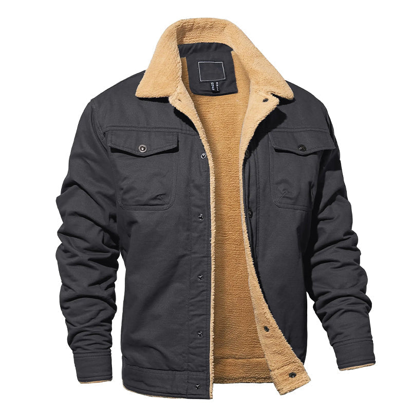 Rourke | Men’s Fleece-Lined Cotton Jacket