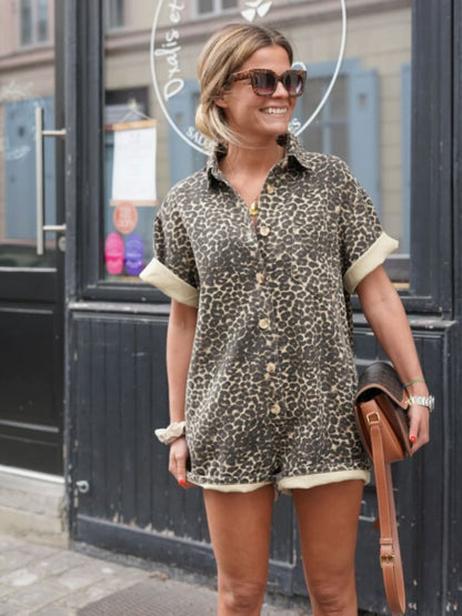 Sierra | Women’s Leopard Print Casual Blouse