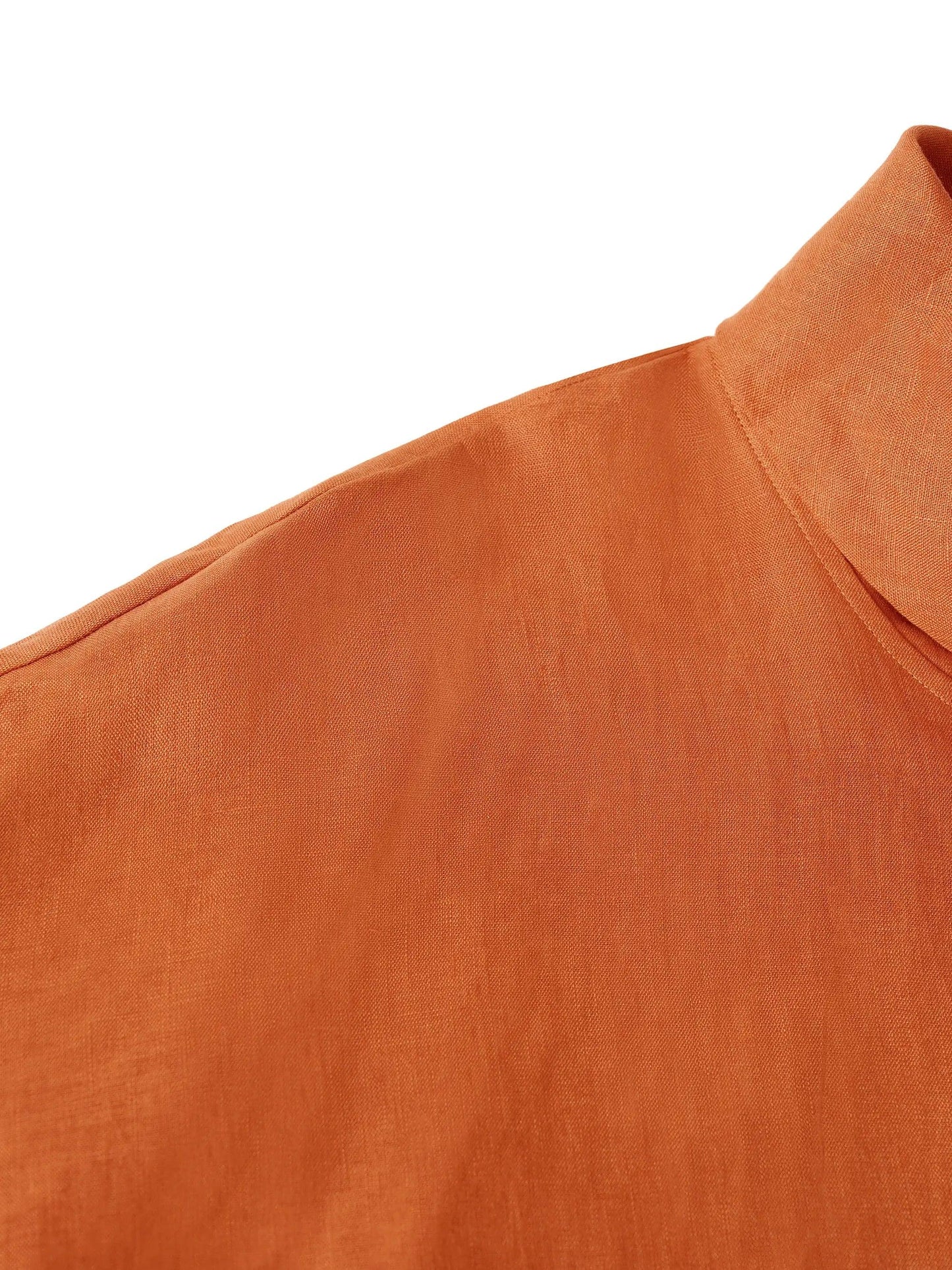 Trisha | Women’s Linen Dropped Collar Long Sleeve Shirt