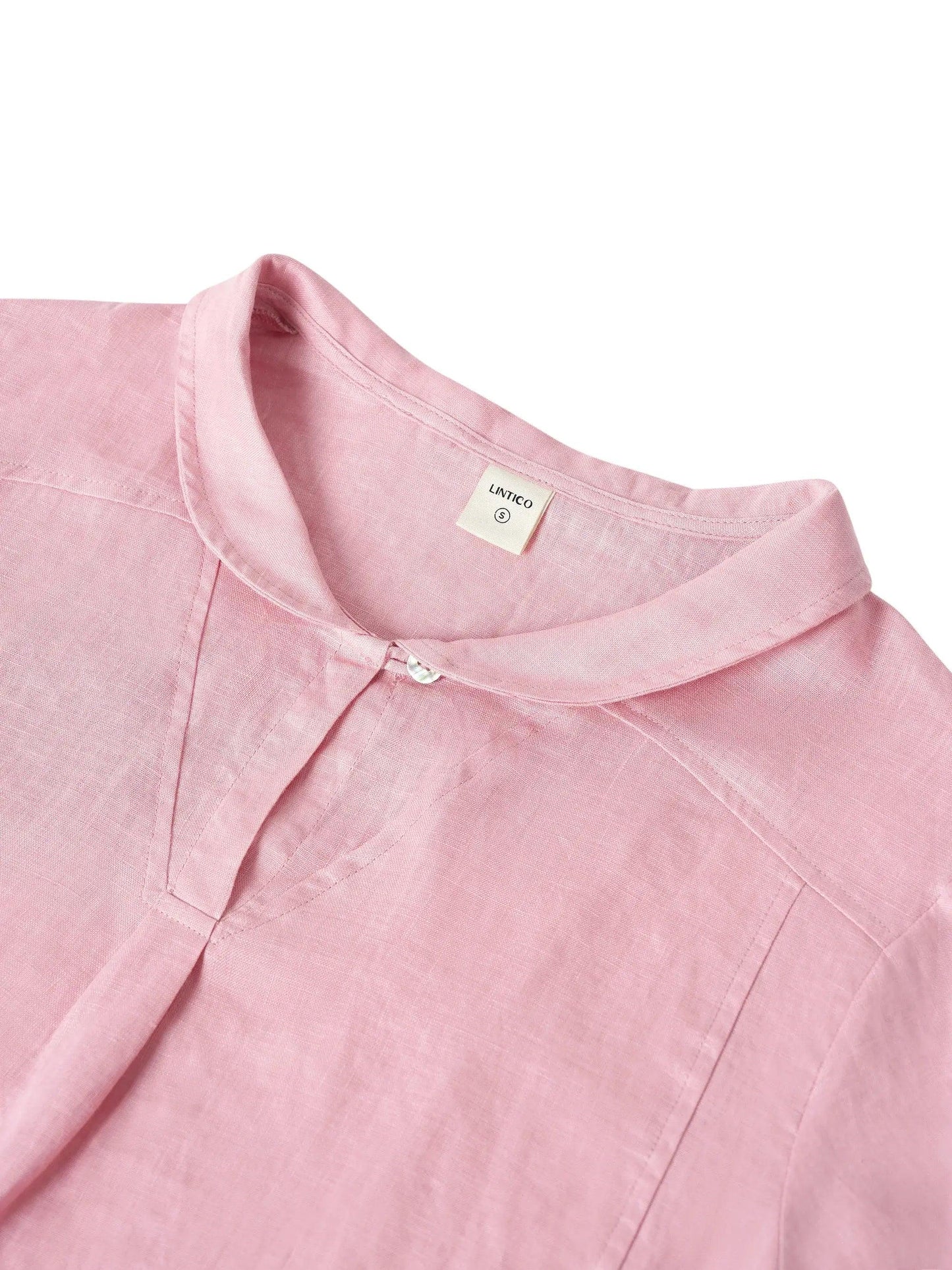 Roxanne | Women’s Linen Shawl V-Neck Half Sleeve Top