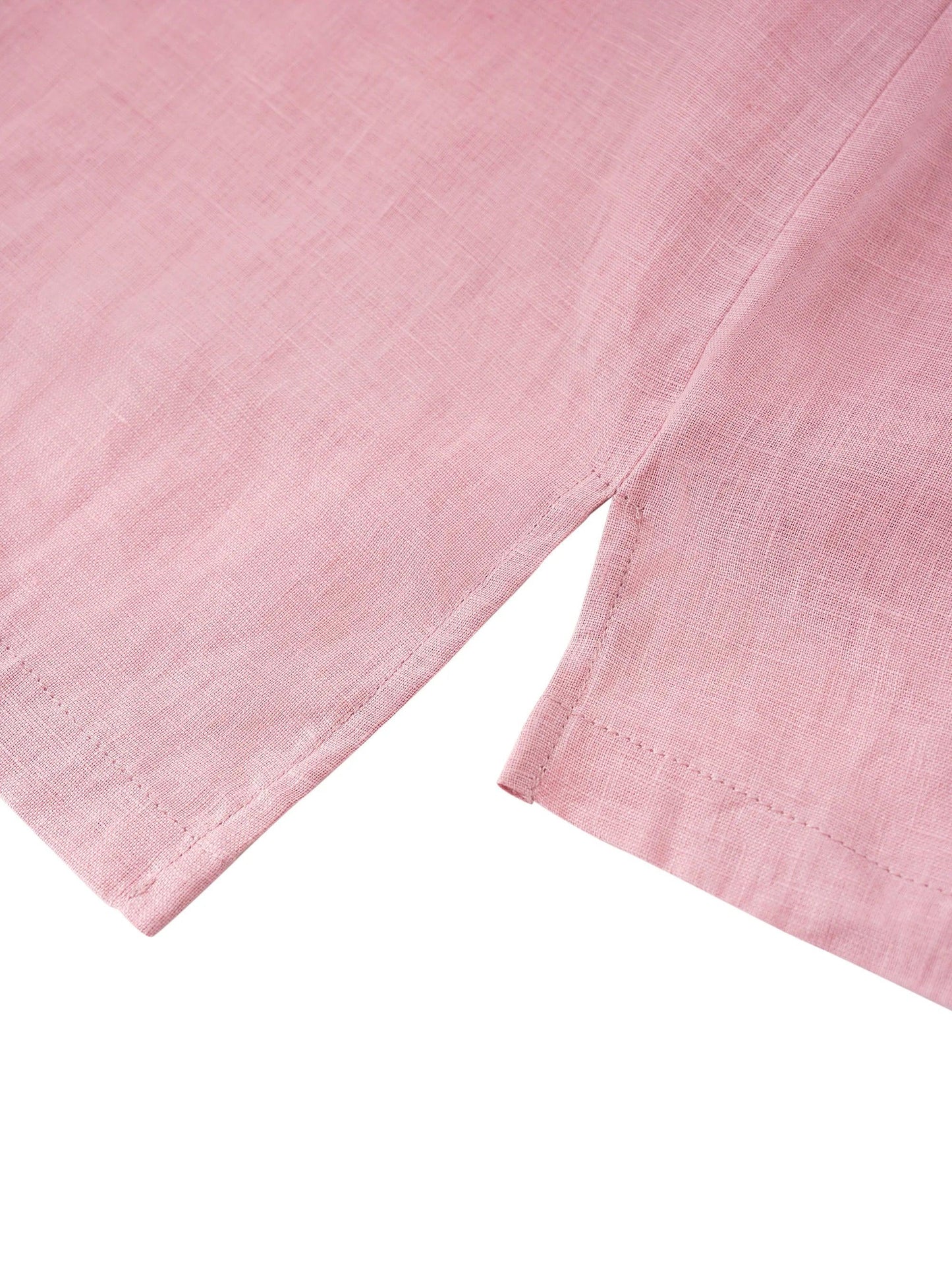 Roxanne | Women’s Linen Shawl V-Neck Half Sleeve Top