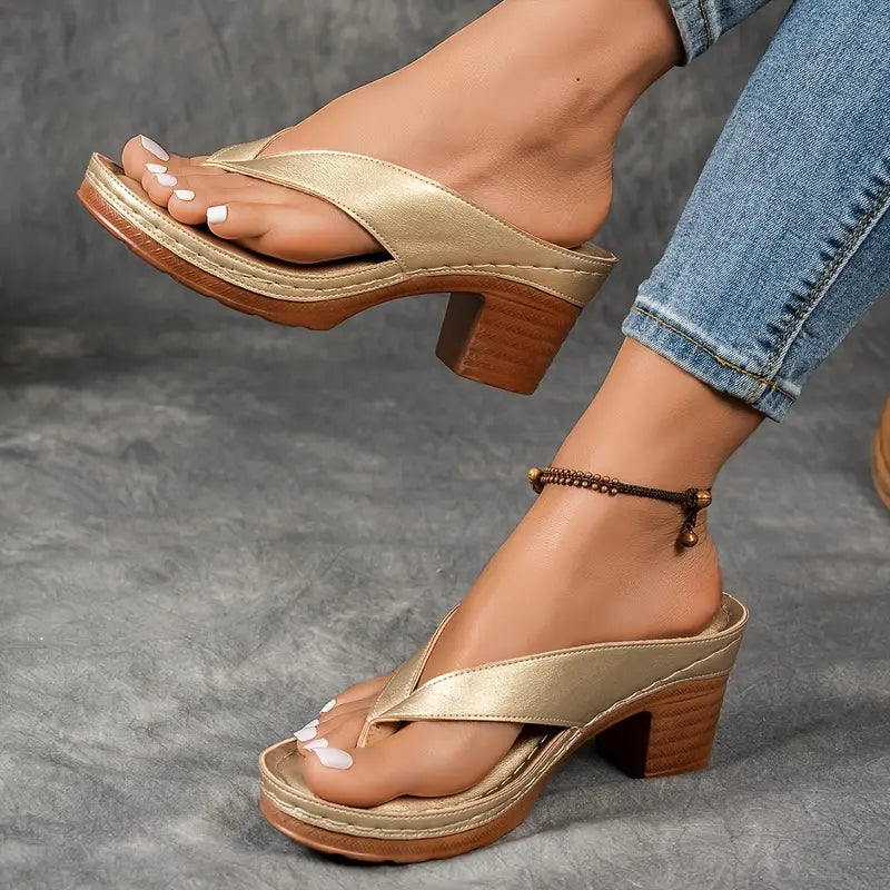 Mireya | Women’s Orthopedic Slip On Sandal Heels