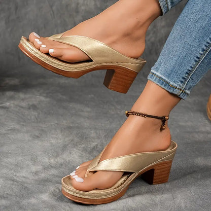 Mireya | Women’s Orthopedic Slip On Sandal Heels