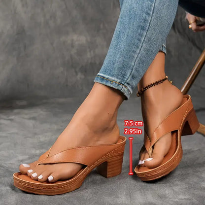 Mireya | Women’s Orthopedic Slip On Sandal Heels