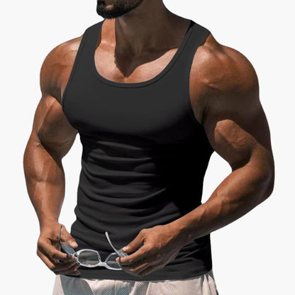 Colton | Men’s Round Neck Sleeveless Sports Tank Top