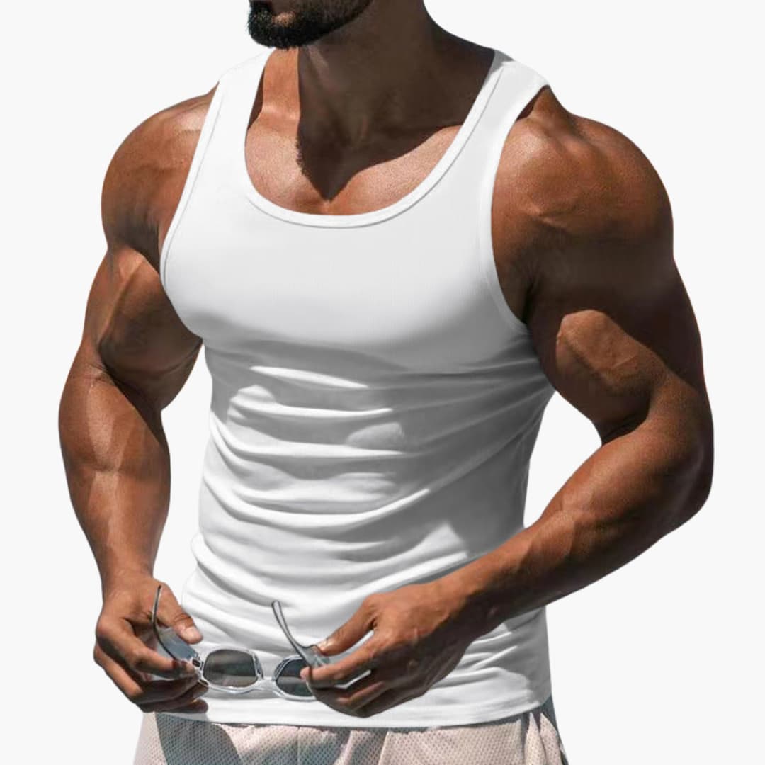 Colton | Men’s Round Neck Sleeveless Sports Tank Top