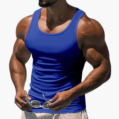Colton | Men’s Round Neck Sleeveless Sports Tank Top