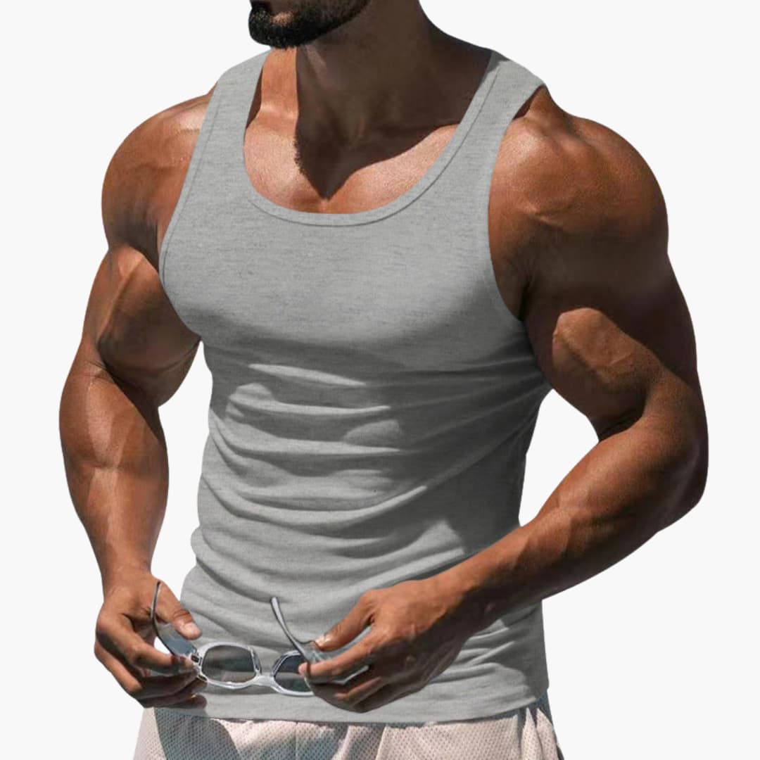 Colton | Men’s Round Neck Sleeveless Sports Tank Top