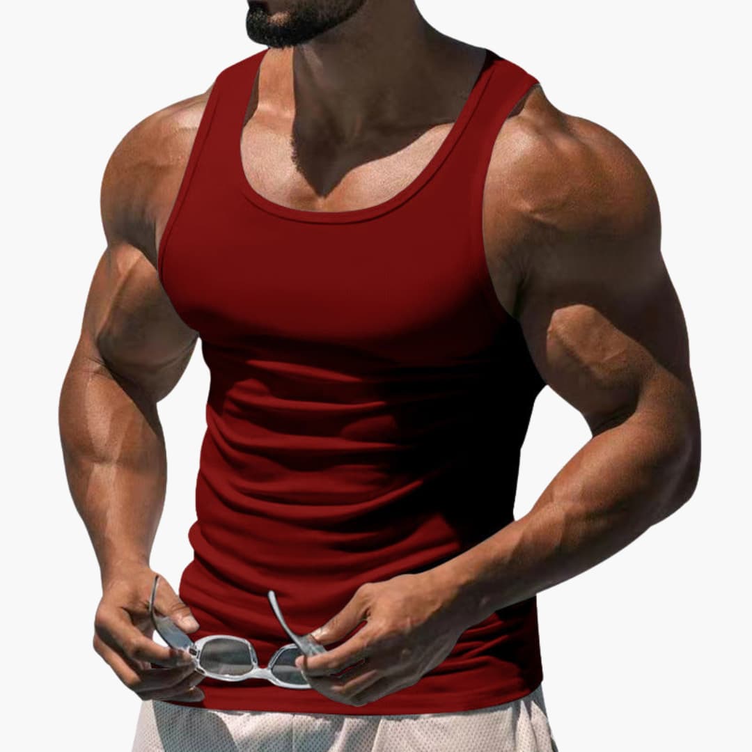 Colton | Men’s Round Neck Sleeveless Sports Tank Top